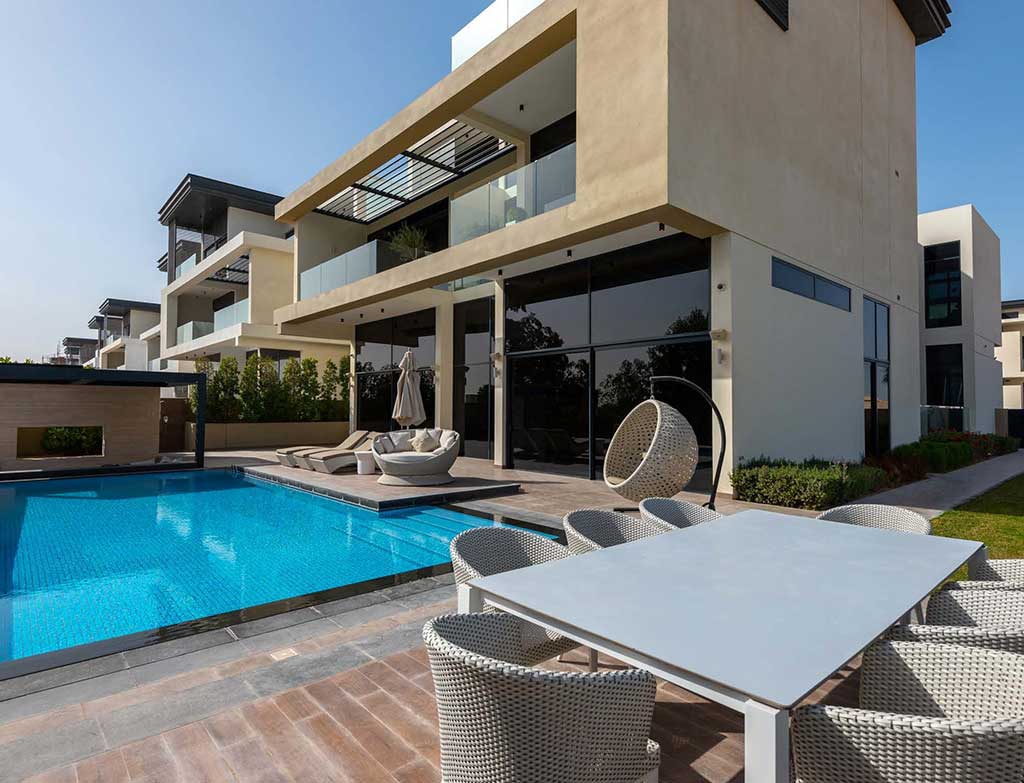 Modern luxury villa with pool