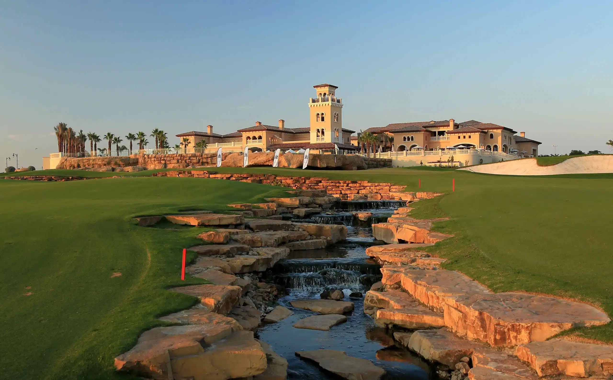 Golf course landscape