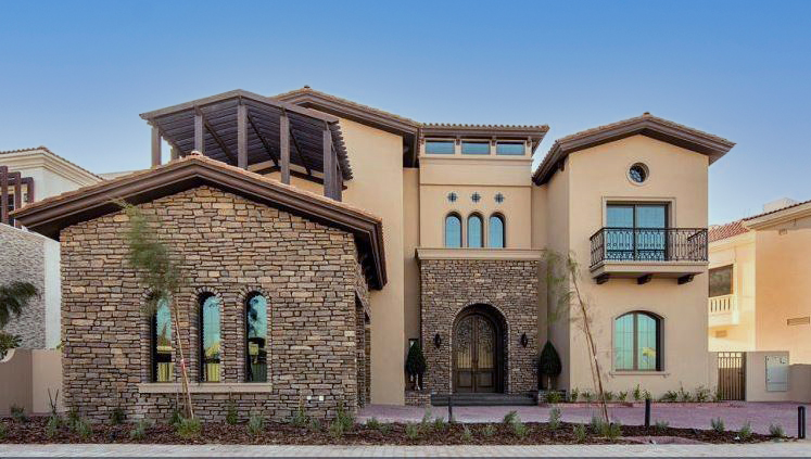 Luxury villa with Mediterranean architectural style