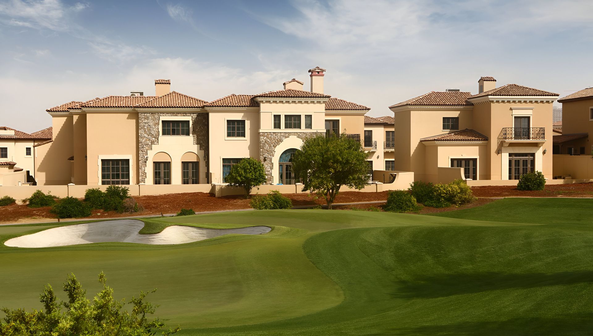 Golf course villas