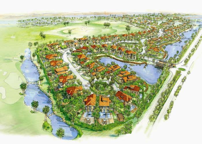 Residential community layout