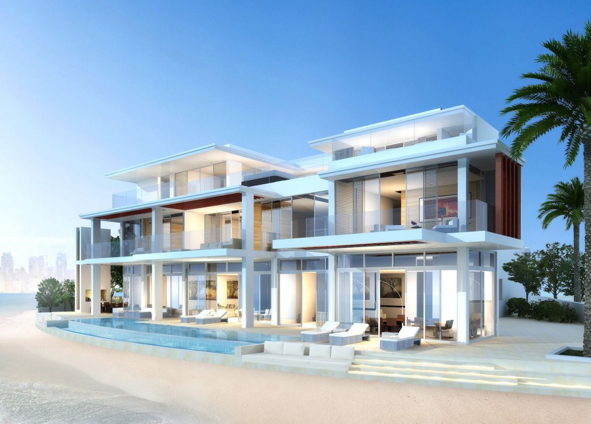 Luxury beachfront villa