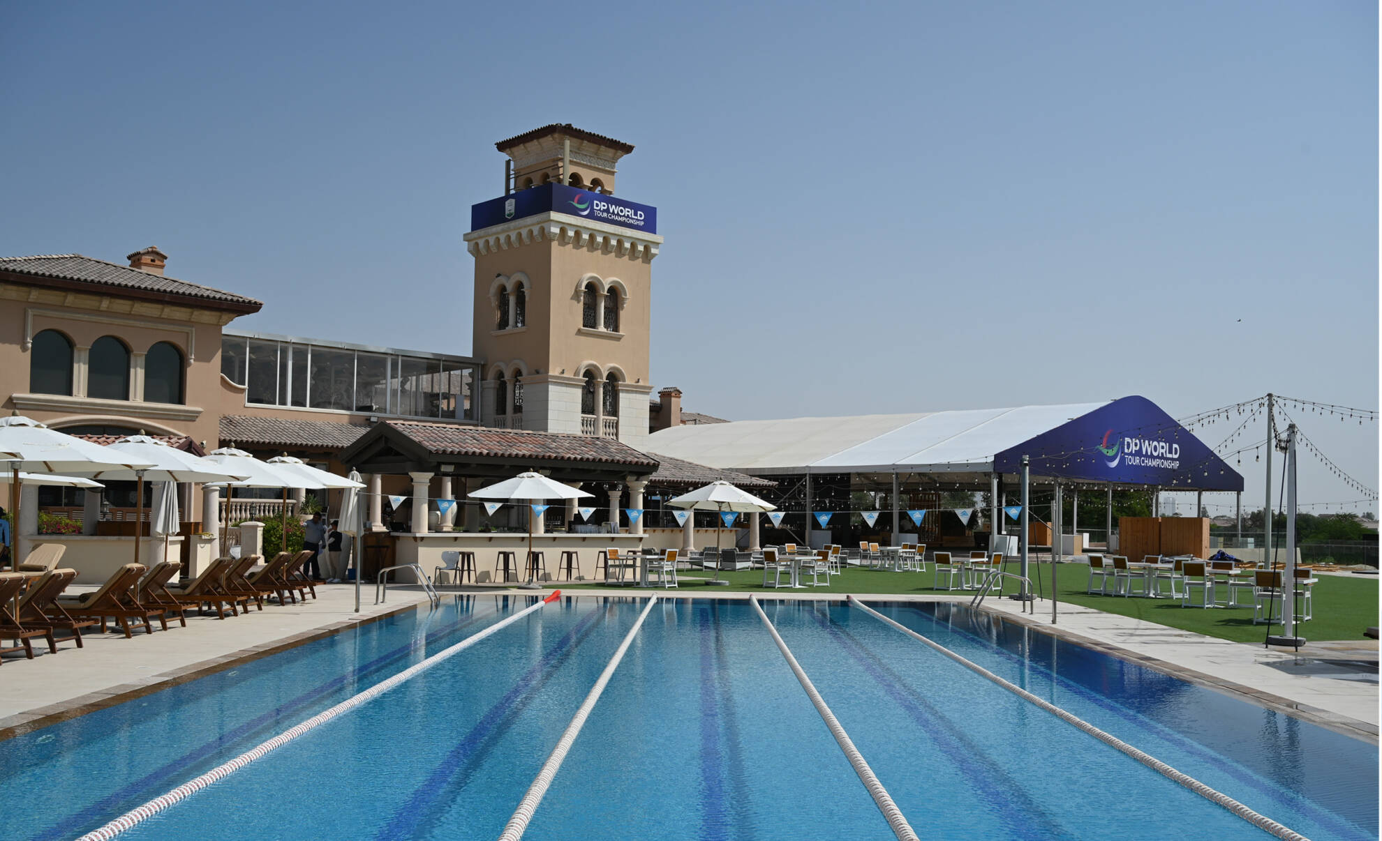 Jumeirah Golf Estates clubhouse