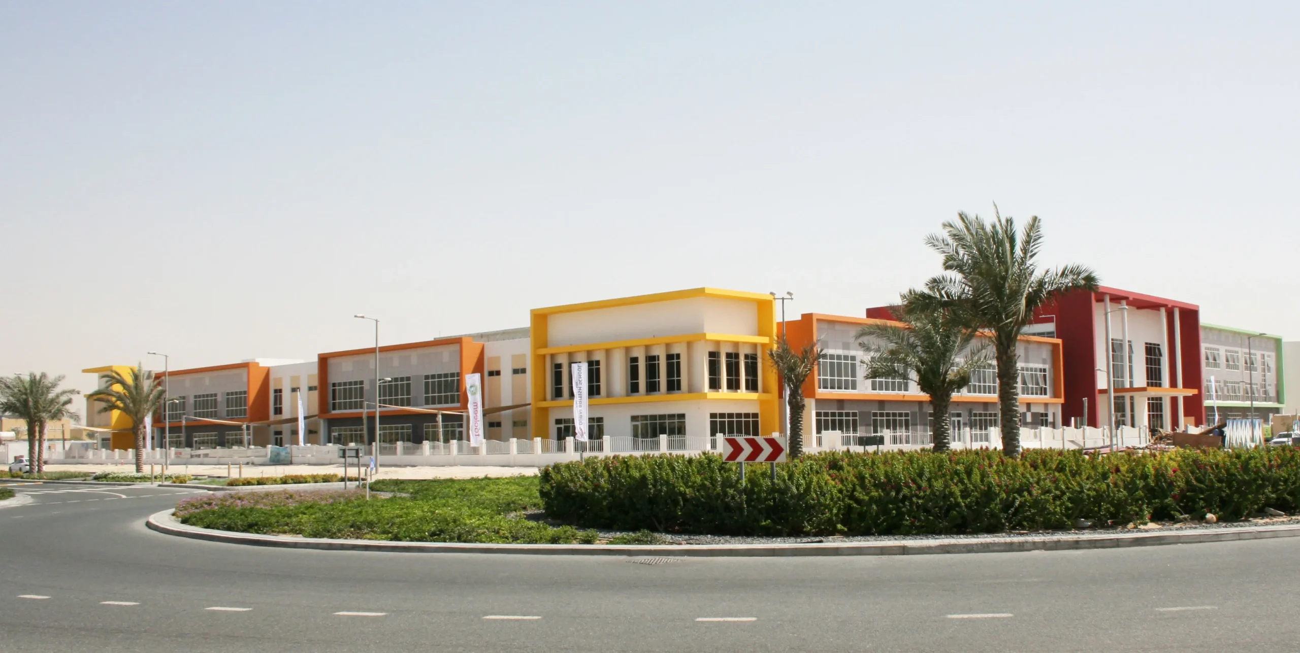 Modern school campus Dubai