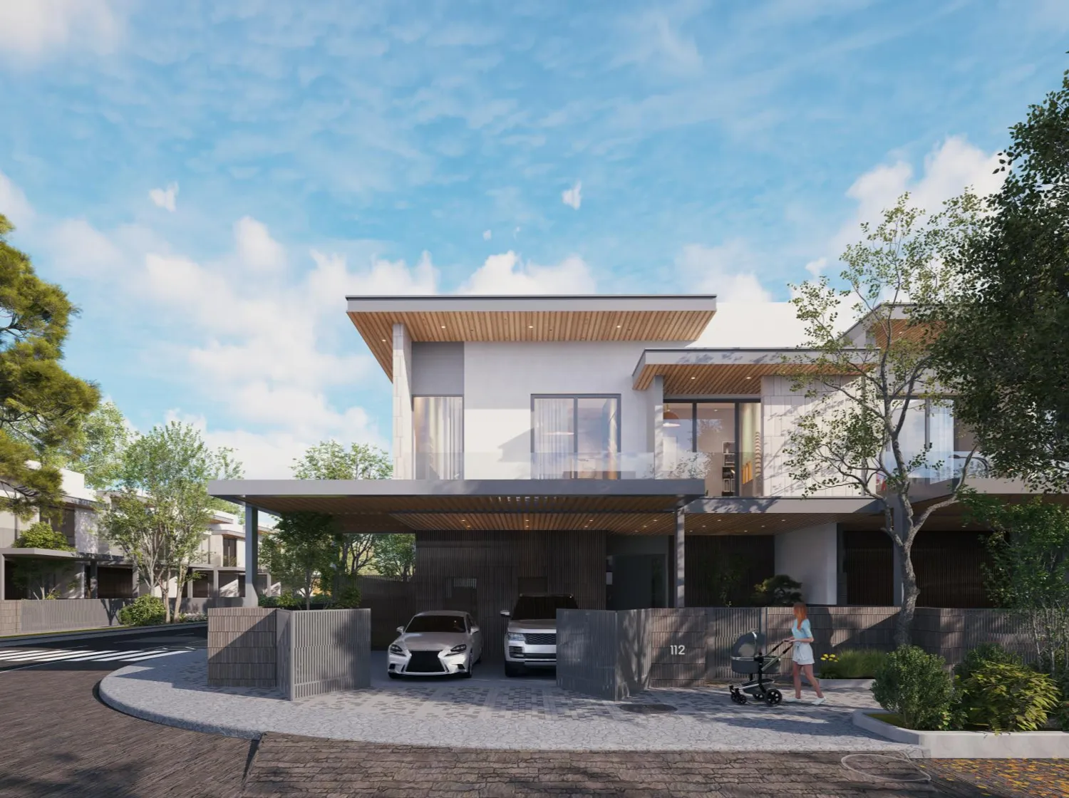 Modern luxury townhouse